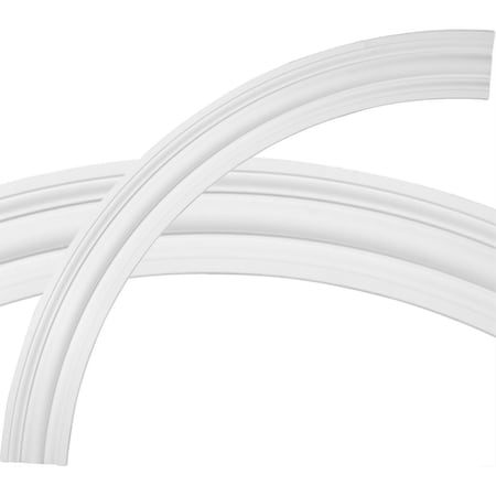 Ekena Millwork 68"OD x 58"ID x 5"W x 1"P Bradford Ceiling Ring (1/4 of complete circle) CR67BR